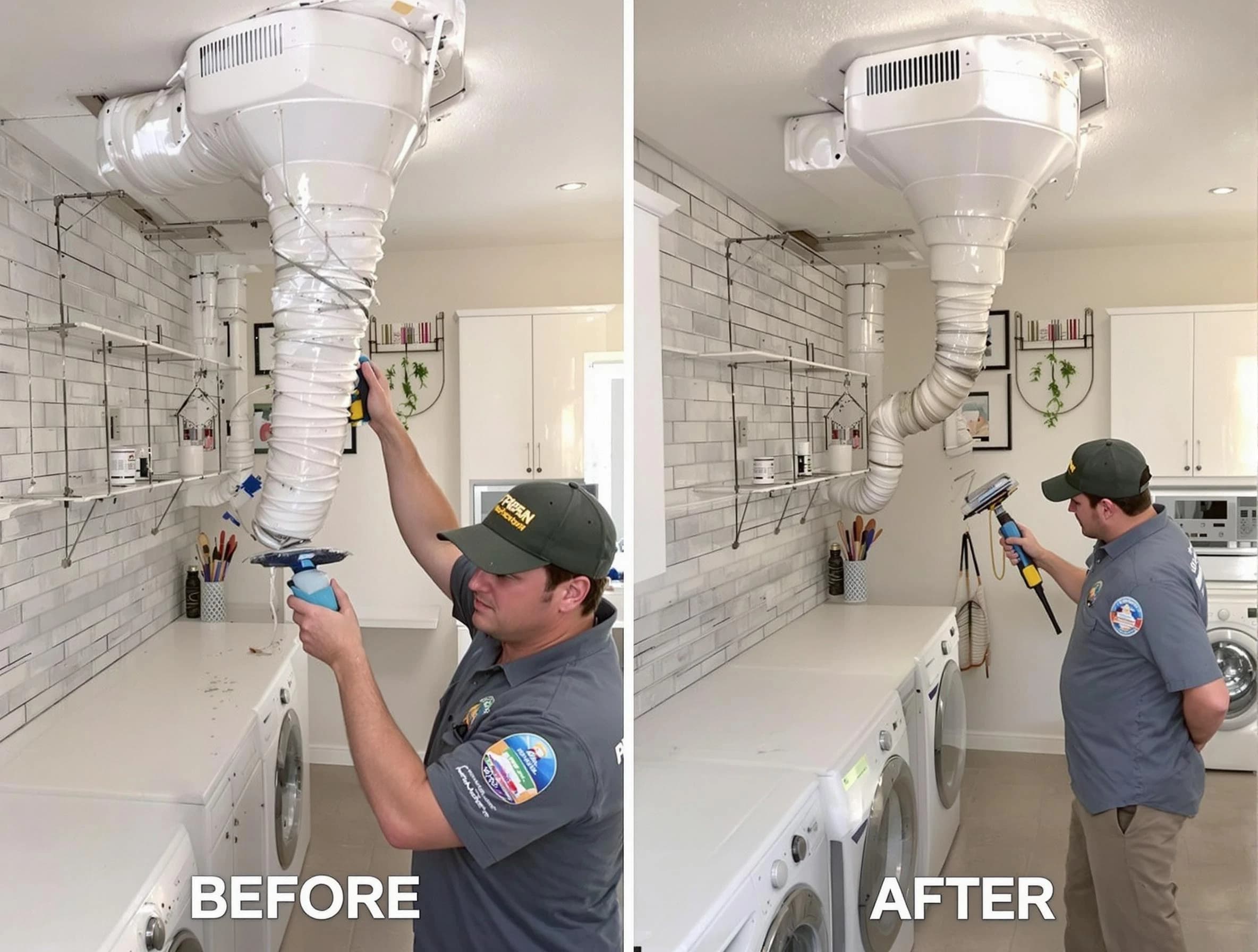 Professional dryer exhaust vent cleaning by Fruit Heights Dryer Vent Cleaning in Fruit Heights